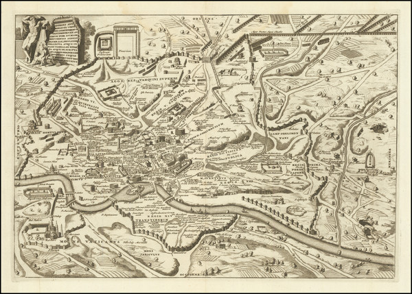 43-Rome Map By Pieter van der Aa