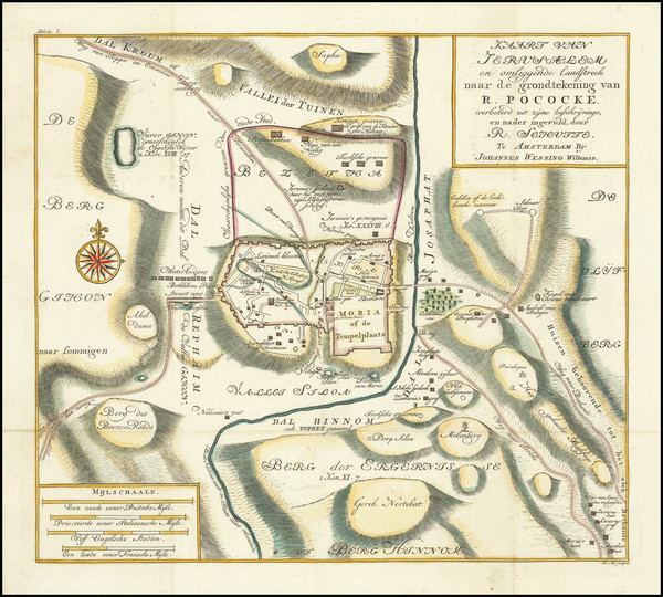 21-Jerusalem Map By Johannes Wessing