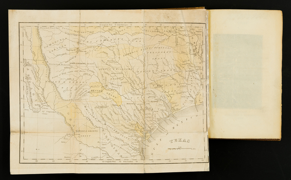 15-Texas and Rare Books Map By Amos Andrew Parker