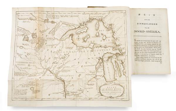 70-Midwest and Rare Books Map By Jonathan Carver