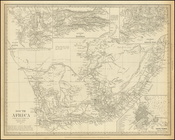 60-South Africa Map By SDUK