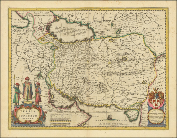 62-Persia & Iraq Map By Willem Janszoon Blaeu