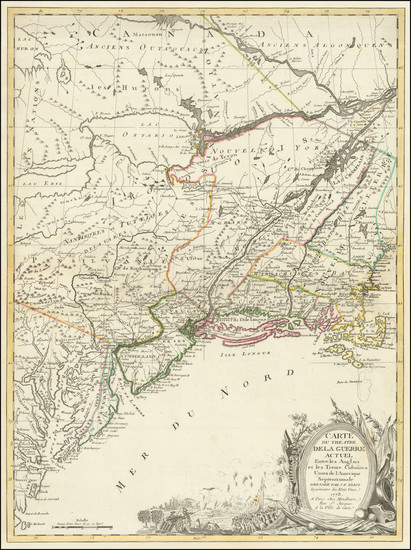 53-United States, New England, Mid-Atlantic and American Revolution Map By J.B. Eliot / Louis Jose