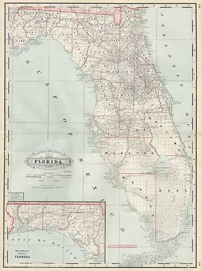 13-Southeast Map By George F. Cram