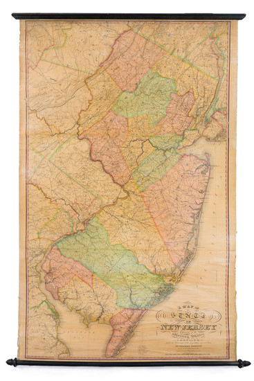 2-New Jersey Map By Thomas Gordon