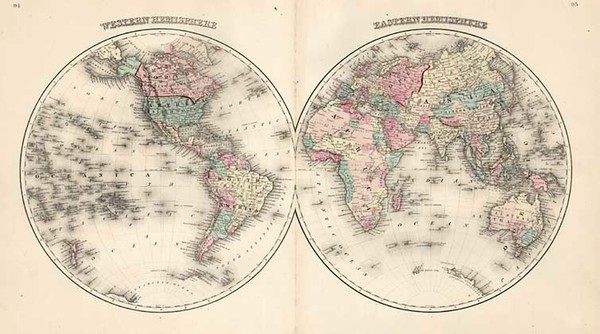 100-World and World Map By H.H. Lloyd