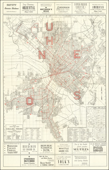 30-Texas Map By Albert Evans Jr.