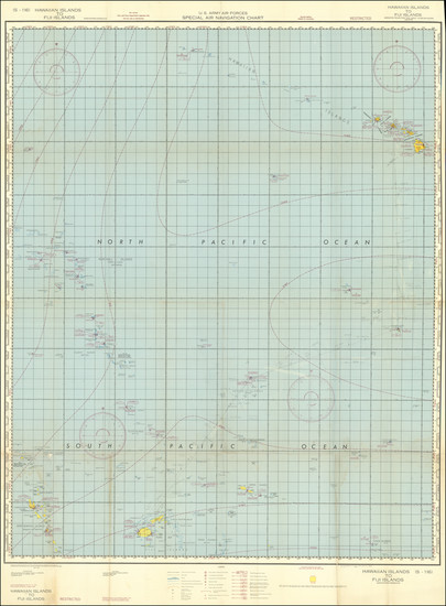 87-Pacific Ocean and World War II Map By U.S. Army Map Service