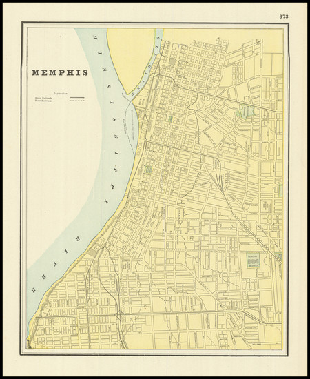 29-Tennessee Map By George F. Cram