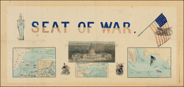 32-United States, Washington, D.C., Florida, Virginia and South Carolina Map By Charles Magnus