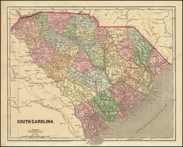 99-South Carolina Map By Charles Morse