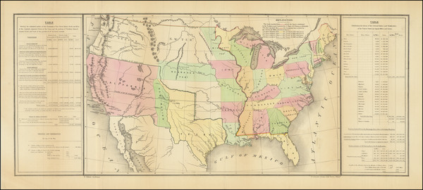 61-United States Map By E. Gilman