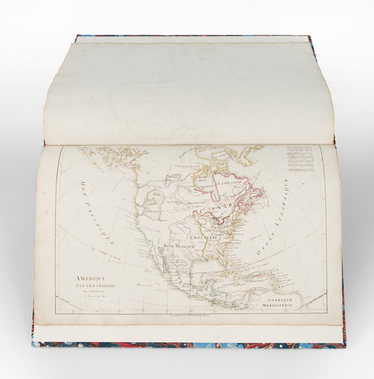 100-Atlases Map By Rigobert Bonne / Alphonse de Cailleux