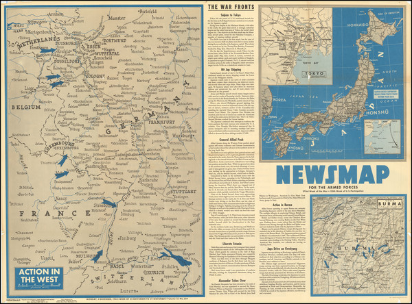 84-Japan and World War II Map By Newsmap