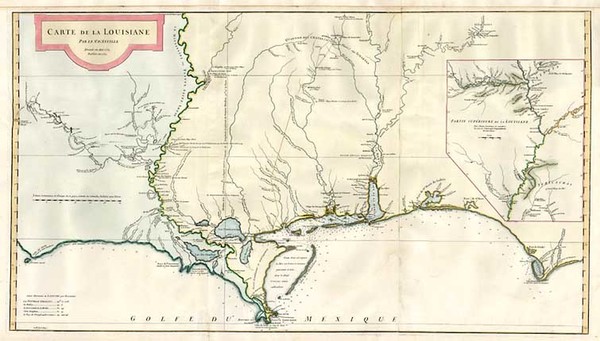 8-South and Midwest Map By Jean-Baptiste Bourguignon d'Anville