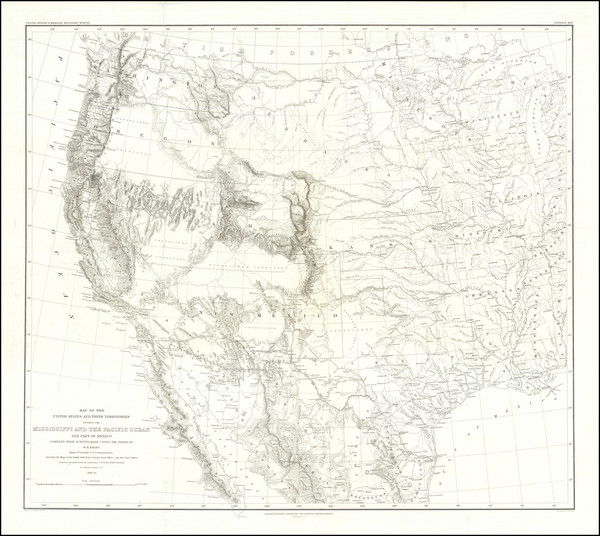 90-Texas, Plains, Southwest, Colorado, Rocky Mountains, Colorado, Montana and California Map By Wi