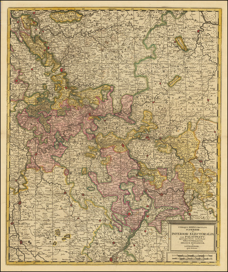 99-Nord et Nord-Est and Mitteldeutschland Map By Gerard & Leonard Valk