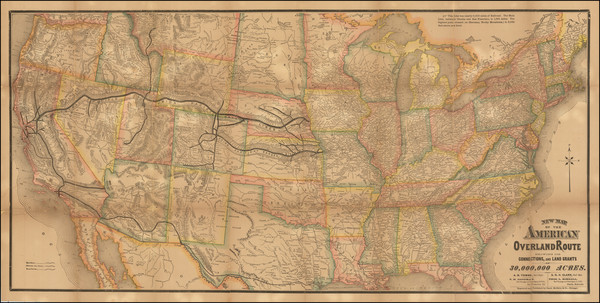 38-United States Map By Rand McNally & Company