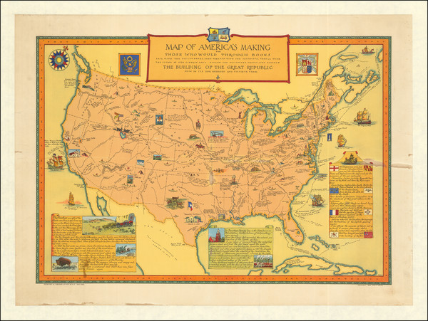 8-United States and Pictorial Maps Map By Paul M. Paine