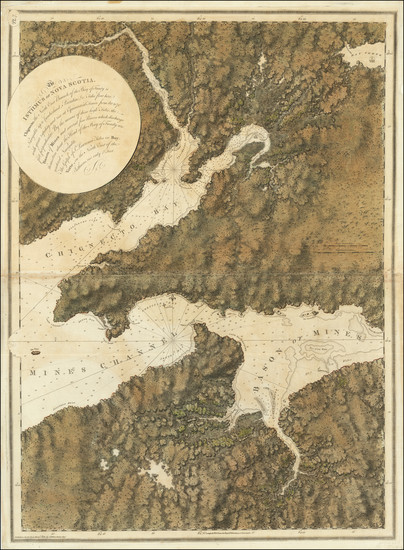 57-Eastern Canada Map By Joseph Frederick Wallet Des Barres