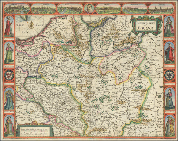 37-Poland and Baltic Countries Map By John Speed