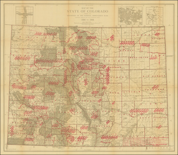 38-Colorado and Colorado Map By Smith-Brooks Press