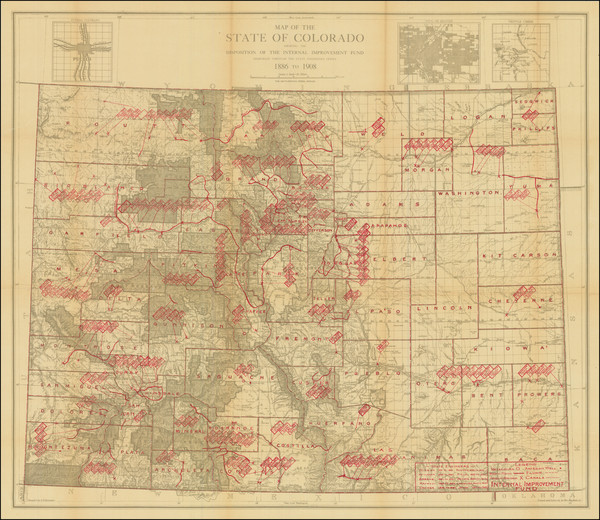 36-Colorado and Colorado Map By Smith-Brooks Press