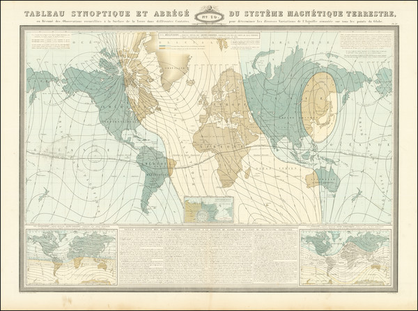 3-World Map By F.A. Garnier