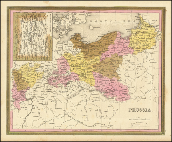 49-Poland and Germany Map By Henry Schenk Tanner