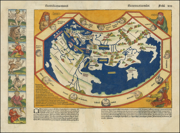 65-World Map By Hartmann Schedel