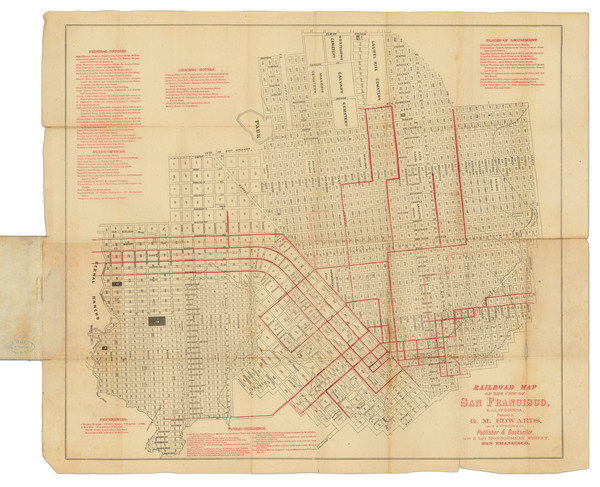 6-San Francisco & Bay Area Map By R.M. Edwards