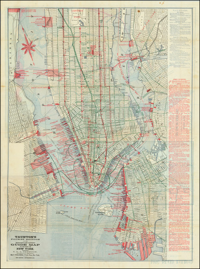 97-New York City Map By S. D. L. Taunton