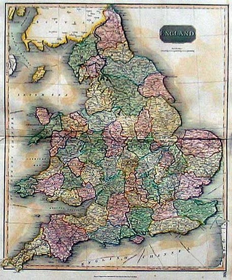 57-Europe and British Isles Map By John Thomson