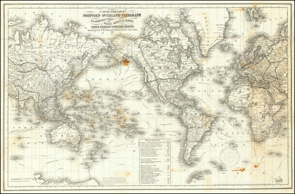 95-World and World Map By William H. Seward