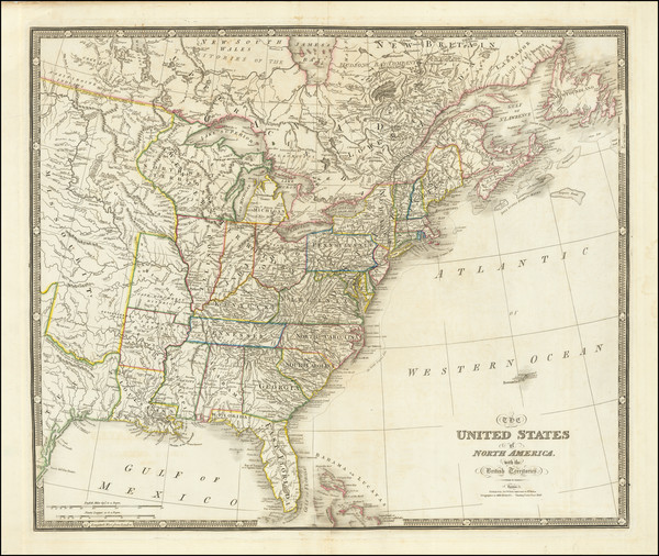 50-United States, Midwest and Plains Map By James Wyld