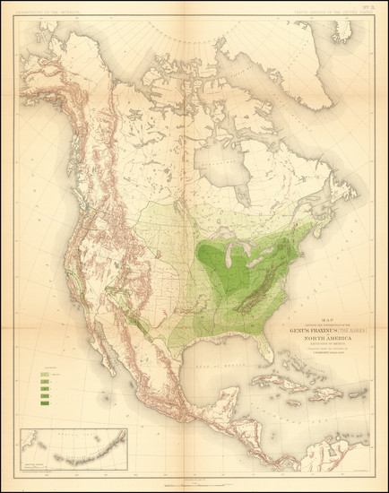 3-North America Map By Julius Bien