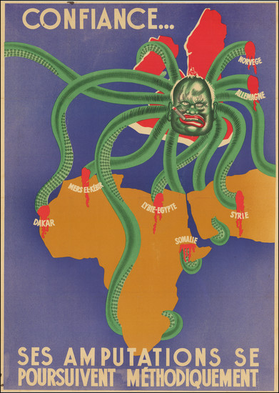 86-Europe, Africa, Africa, Comic & Anthropomorphic, Portraits & People, World War II and C