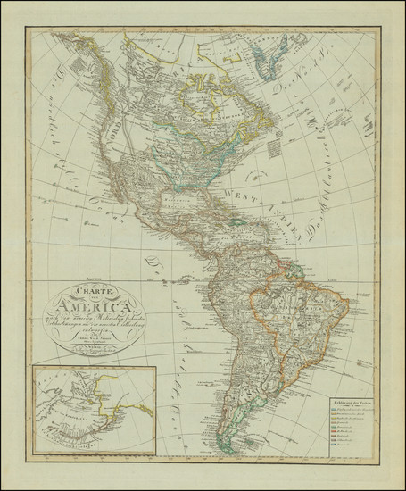 46-Alaska and America Map By Dr. F.W. Streit