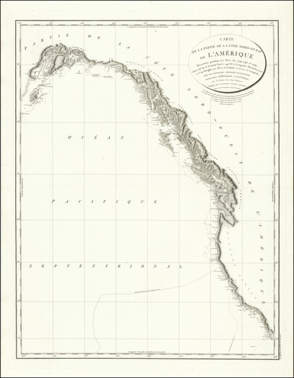 30-Pacific Northwest, Oregon, Washington, Alaska, California and British Columbia Map By George Va