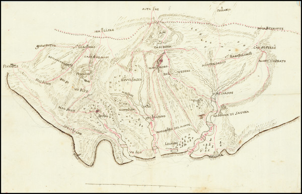 68-Northern Italy Map By Anonymous