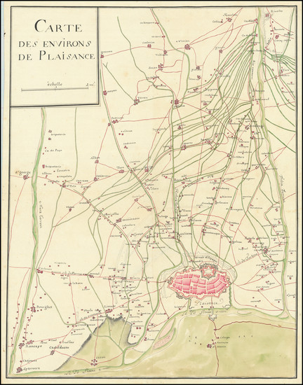 72-Northern Italy Map By Anonymous