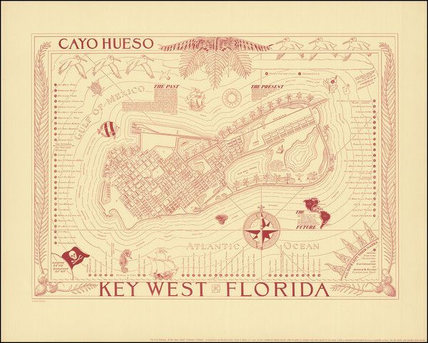 34-Florida and Pictorial Maps Map By Arthur B. Suchy