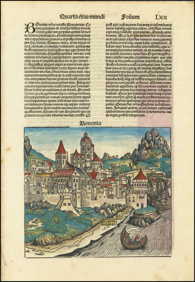 6-Other Italian Cities, Turkey and Turkey & Asia Minor Map By Hartmann Schedel