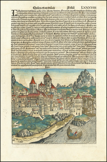 7-Sud et Alpes Française Map By Hartmann Schedel