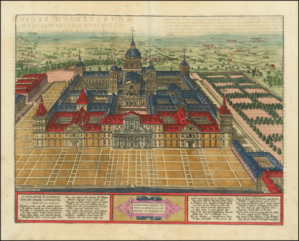 65-Spain Map By Abraham Ortelius / Johannes Baptista Vrients