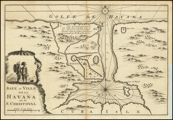 26-Cuba Map By Pierre Mortier