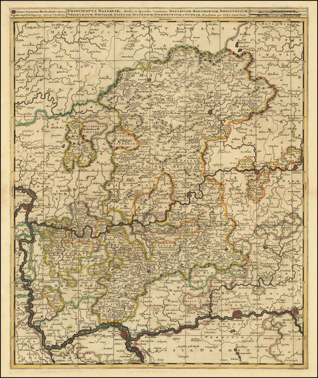 2-Mitteldeutschland Map By Gerard & Leonard Valk