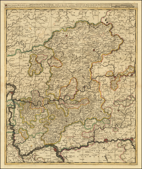 27-Mitteldeutschland Map By Gerard & Leonard Valk