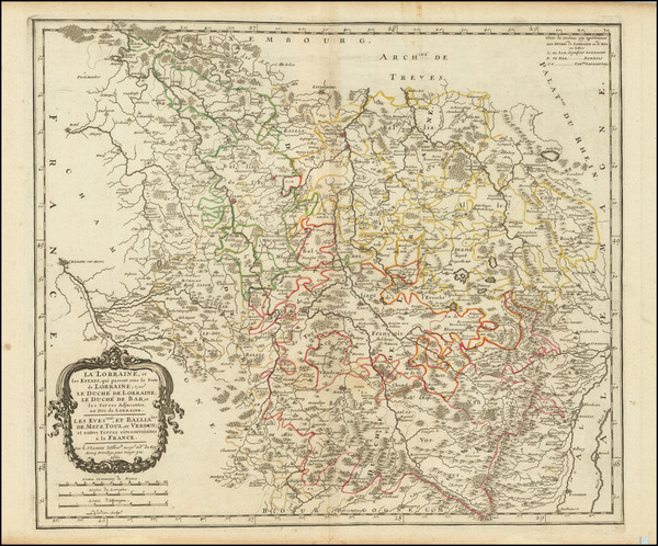 55-Nord et Nord-Est Map By Nicolas Sanson