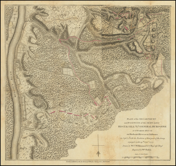 0-New York State Map By William Faden